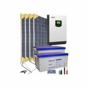 kit fotovoltaico con bateria y inversor 3
